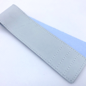 Standard Velcro Strap Pearl Chrome Leather