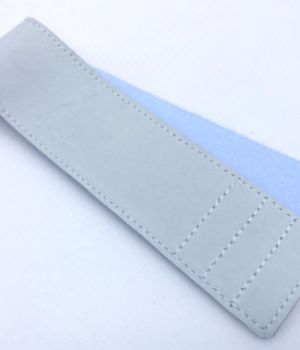 Standard Velcro Strap Pearl Chrome Leather