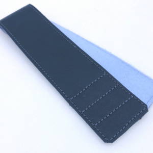 Standard Velcro Strap Blue Leather