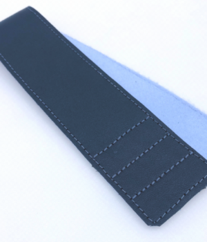 Standard Velcro Strap Blue Leather