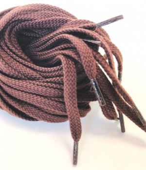 Cotton Flat Lace Brown