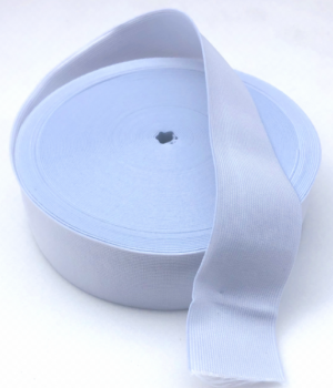 50mm White Soft  Elastic