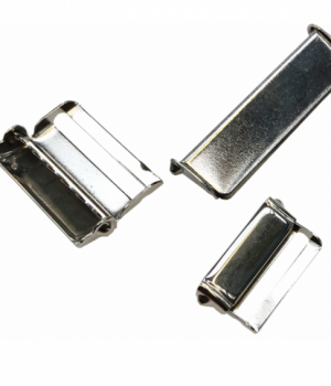 Single Lever Buckle for Webbing Nickel Plated