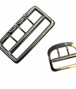 Prong Buckle for Webbing Nickel Plated
