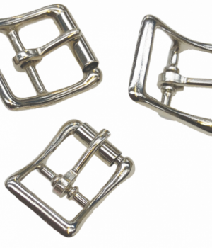 Centre Bar Roller Buckle Nickel Plated