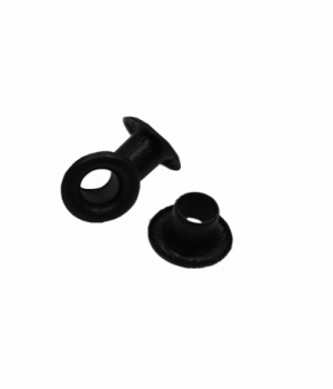 6mm Black Eyelets