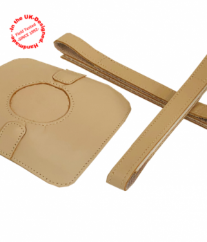 Leather Knee Cap Velcro Straps Kit Form