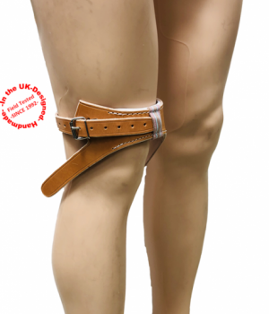 Bridle Leather Cuff with Fixed Strap