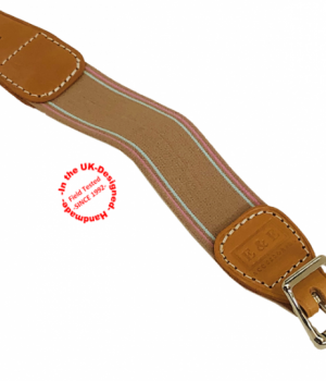 19mm Buckle with 38mm Elastic & Key Hole Tab Bridle