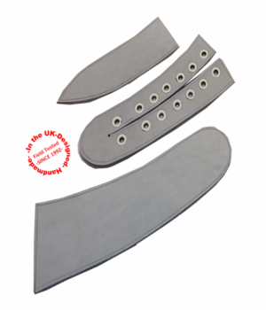 PB Steel Cover Set for Shaped Leather Waist Belt