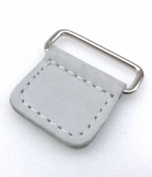 OB Range Pearl Chrome Tab (Chafe) with Oblong Loop