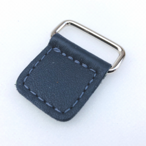 OB Range Blue Leather Tab (Chafe) with Oblong Loop