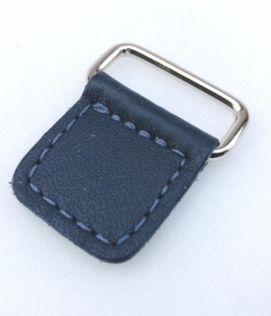 OB Range Blue Leather Tab (Chafe) with Oblong Loop