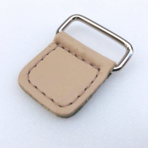 OB Range Flesh Pink Leather Tab (Chafe) with Oblong Loop